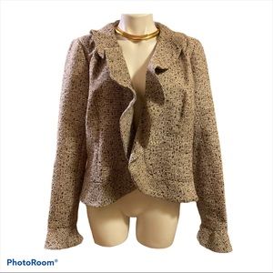 View by Walter Baker tweed brown blazer